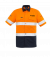 Mens Rugged Cooling Taped Hi Vis Spliced S/S Shirt